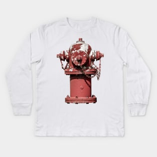 East Jordan Iron Works WaterMaster Hydrant Kids Long Sleeve T-Shirt